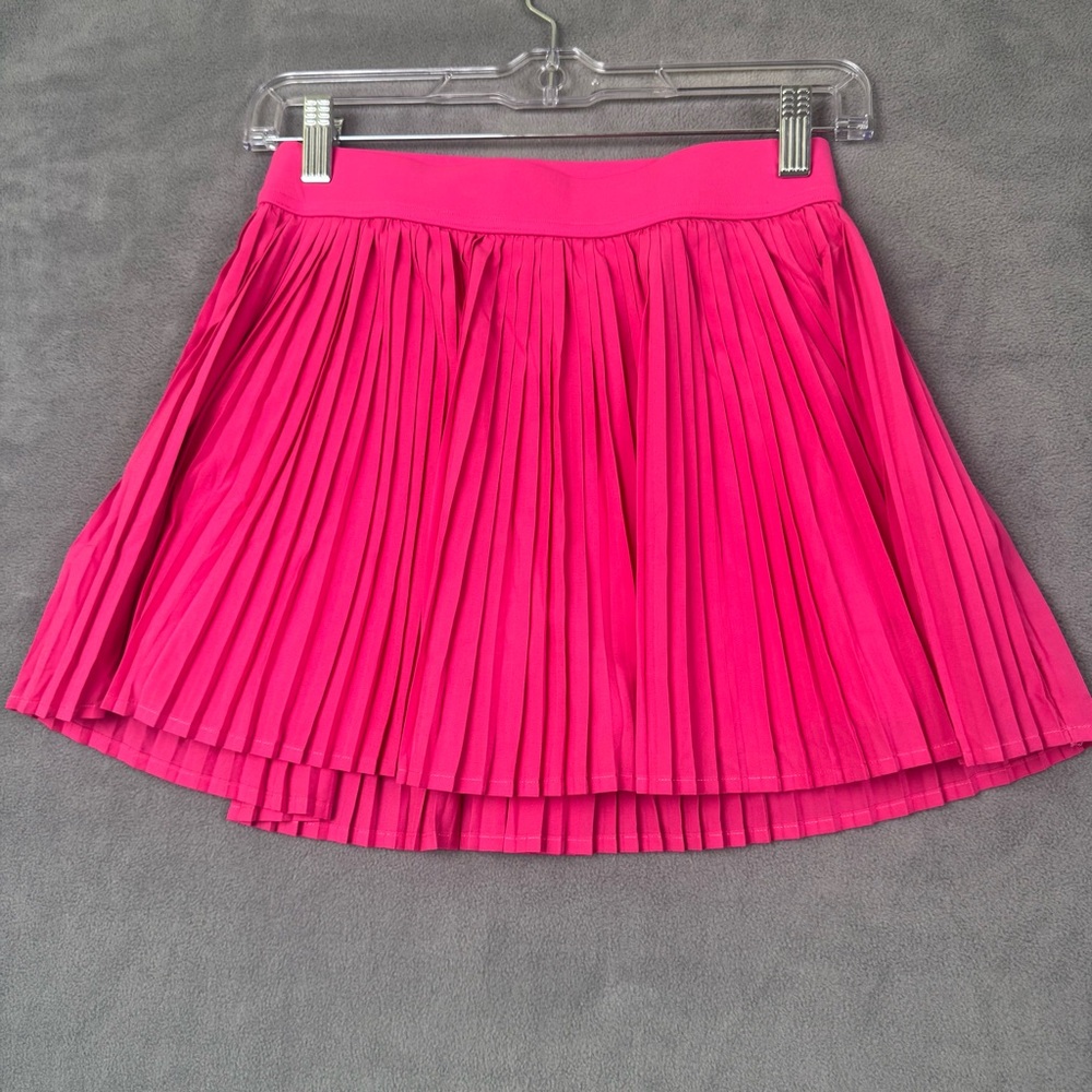 Anna Kaci Pleated Circle Skort in‎ Hot Pink